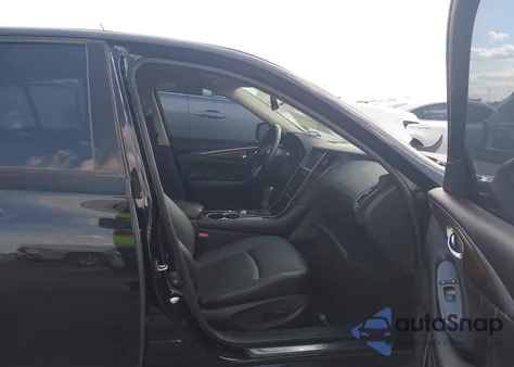 2018 Infiniti Q50 3.0T Luxe z USA, uszkodzony, nr VIN JN1EV7AR1JM445695